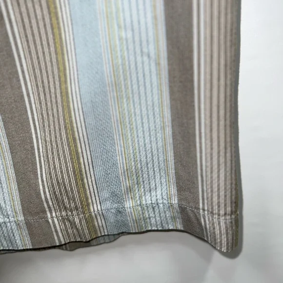 Tommy Bahama Shirt Mens Medium Multicolor Shirt Sleeve Silk Cotton Blend NWT - Picture 9 of 15